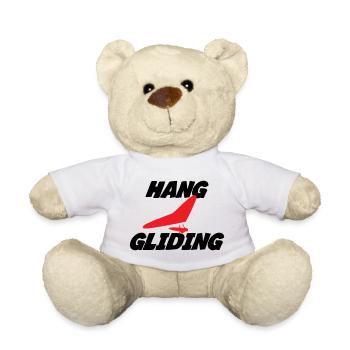 Hanggliding-Zentriertes Flügelabzeichen - Teddy - Weiß - Vorne