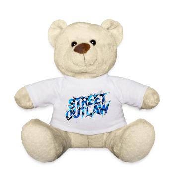 Street Outlaw Outfit for Car Fans JDM Tuning Camo - Teddy Bear - white - Front
