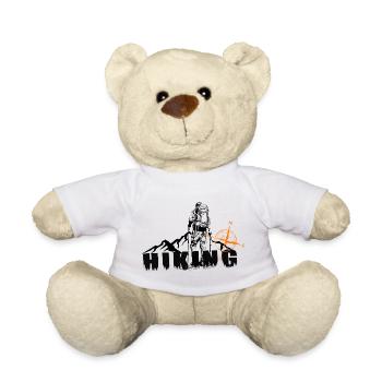 Motif du Vagabond masculin - Nounours - blanc - Devant