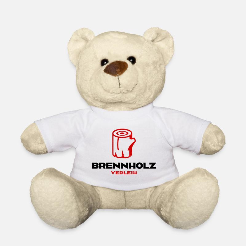 Brennholz Verleih - Teddy - Weiß
