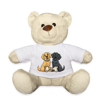 Duo Paw Friend avec des Os - Nounours - blanc - Devant