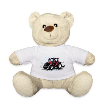 Roter Traktor – Vintage Halftone Trekker - Teddy - Weiß - Vorne