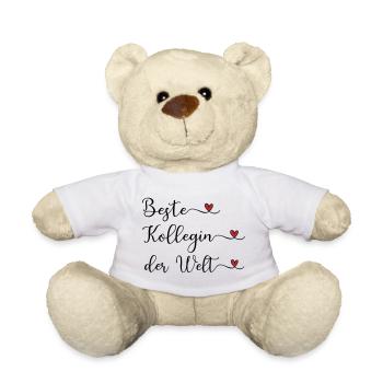 Beste Kollegin der Welt - Teddy - Weiß - Vorne