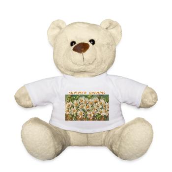 Summer Dreams – Daisy Basket Blumenkomposition - Teddy - Weiß - Vorne