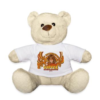Retro Mom : Survival Coffee des années 70 - Nounours - blanc - Devant