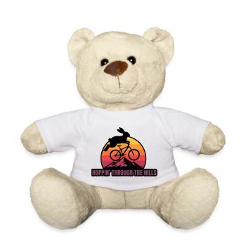 Hoppin' Through Hills Retro Rabbit Bike - Teddy - Weiß - Vorne