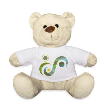 Yoga design_4 - Teddy Bear - white - Front