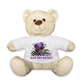 EAT_MY_DUST_BEE - Teddy Bear - white - Front