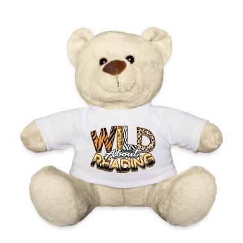Passionné de lecture de livres - Nounours - blanc - Devant