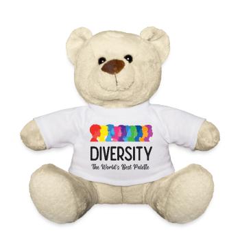LGBT-Pride-Monat – Vielfalt. Die beste Palette - Teddy - Weiß - Vorne
