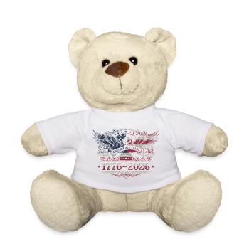 Amerika 250 Jahre 1776–2026 Vintage Patriotic Eagl - Teddy - Weiß - Vorne