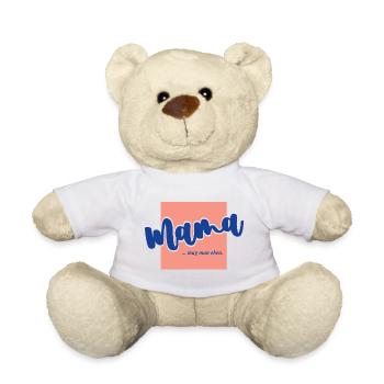 Mama ...mag man eben. - Teddy - Weiß - Vorne