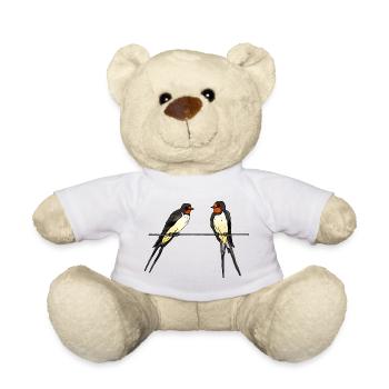 Hirondelles - Nounours - blanc - Devant