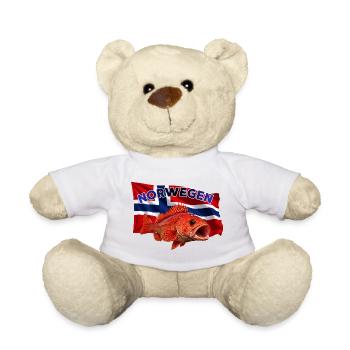 Rotbarschangeln Norwegen - Abenteuer Tiefsee - Teddy - Weiß - Vorne