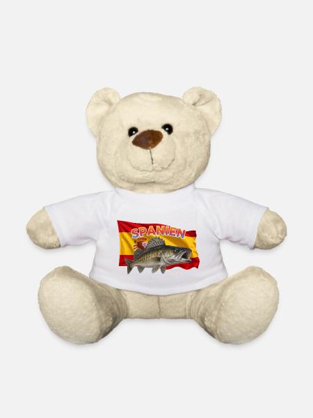 Zander Angeln Spanien - Angelurlaub Design - Teddy - Weiß