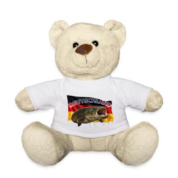 Wels Angeln Deutschland - Rhein Monster - Teddy - Weiß - Vorne