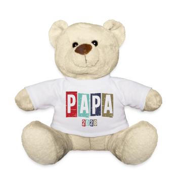 Papa 2026 Vintage - Teddy - Weiß - Vorne