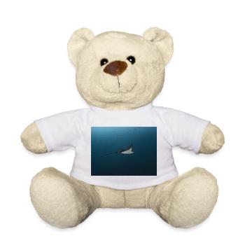 Manta gleiten über den Ozean-Abgrund - Teddy - Weiß - Vorne