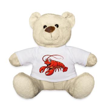 Hummer Cartoon Lobster - Teddy - Weiß - Vorne