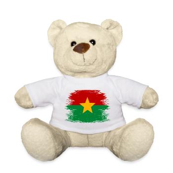 Burkina_Faso_Flagge_used - Nounours - blanc - Devant