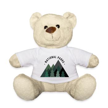 Nationalpark Natur Berge Wald Wandern Ausflug - Teddy - Weiß - Vorne
