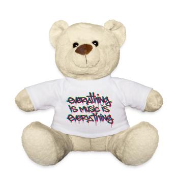 everything is music is everything tricolor - Teddy - Weiß - Vorne
