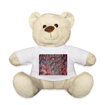 Farbwirbel Marmormuster - Teddy - Weiß - Vorne