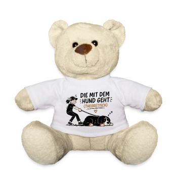 Berner Sennenhund Spruch Hundehalterin Humor - Teddy - Weiß - Vorne