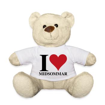 Ich liebe Mittsommer - Teddy - Weiß - Vorne
