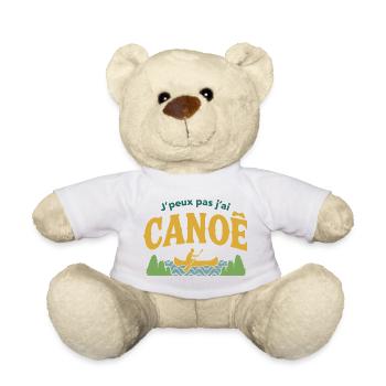 J'peux pas j'ai CANOË - Nounours - blanc - Devant