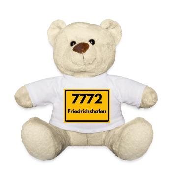 ALTE POSTLEITZAHL 7772 PLZ 88045 FRIEDRICHSHAFEN  - Teddy - Weiß - Vorne