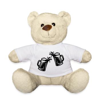 Bier Anstoßen Weizenbier - Teddy - Weiß - Vorne