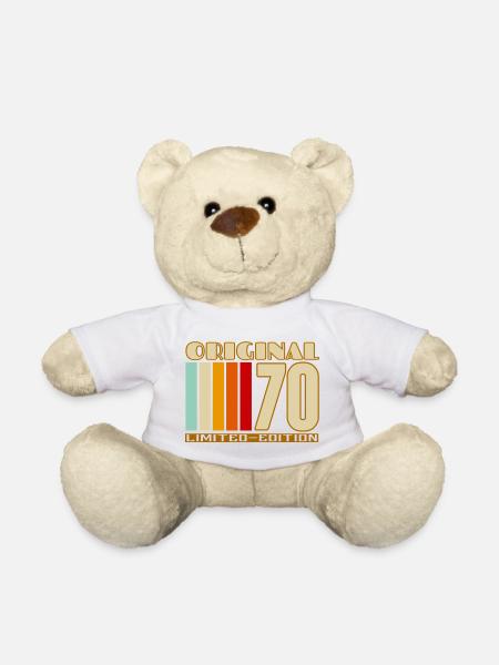 Originale 70er Limited Edition - Teddy - Weiß