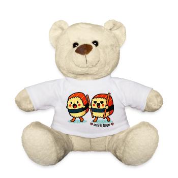 Sushi in Gefahr - Teddy - Weiß - Vorne