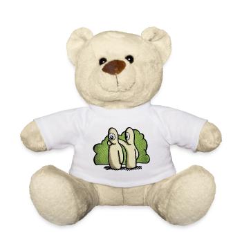 L’amitié dans la nature - Nounours - blanc - Devant