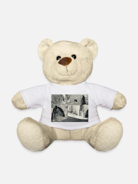 Klosterschatten auf dem Stein - Teddy - Weiß