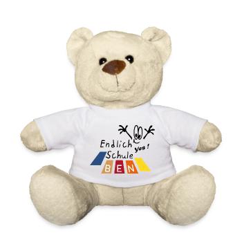 endlich Schule Ben - Teddy - Weiß - Vorne