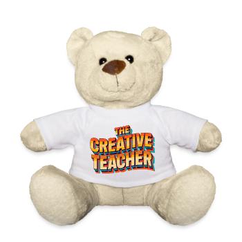 Enseignant créatif Enseignant Cadeau coloré - Nounours - blanc - Devant