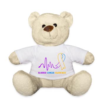 Blasenkrebs Krebs Blase - Teddy - Weiß - Vorne