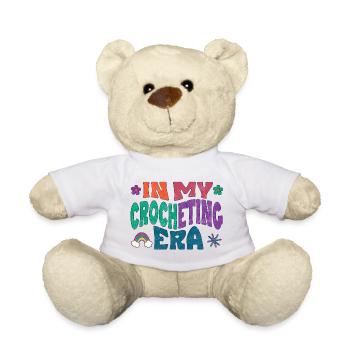 À mon époque du crochet - Nounours - blanc - Devant