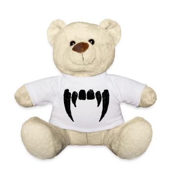 Klaue Kreis - Distressed Grafik - Teddy - Weiß - Vorne