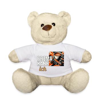Hobby Barista Geschenk für die erste Siebträger - Teddy - Weiß - Vorne