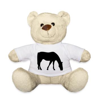 Pferd - Teddy - Weiß - Vorne