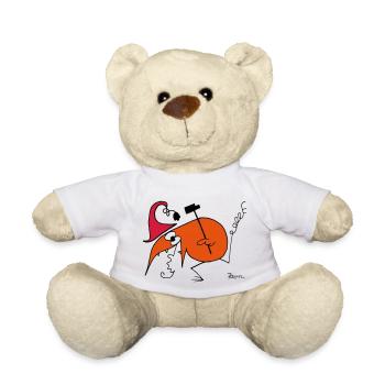 Le Shadok fou - Nounours - blanc - Devant