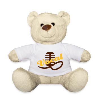 Vocal | Gesang | Musik | Band | Rockband - Nounours - blanc - Devant