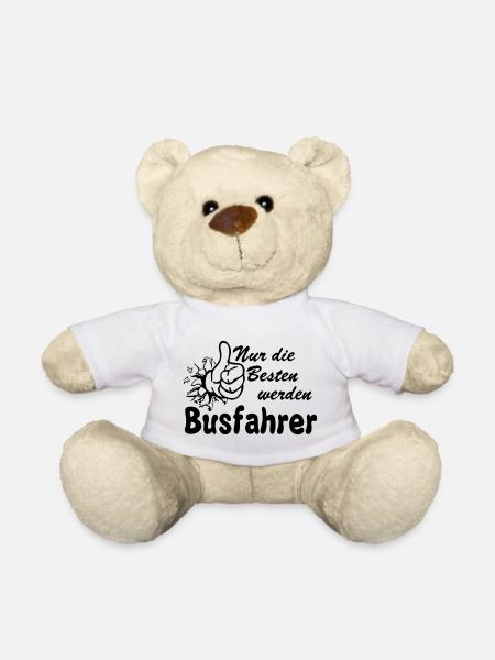 Busfahrer Bus Omnibus Busfahrer nur die Besten(25) - Teddy - Weiß