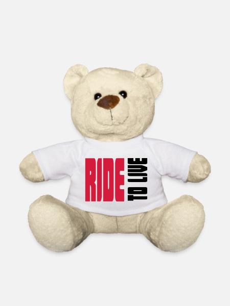 Coole Sprüche für echte Biker - Teddy - Weiß