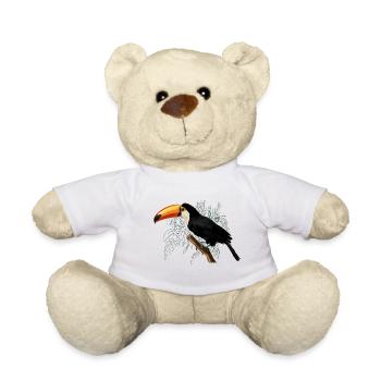 Toucan - Teddy Bear - white - Front