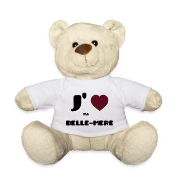 J'aime ma belle-mère (V) - Nounours - blanc - Devant