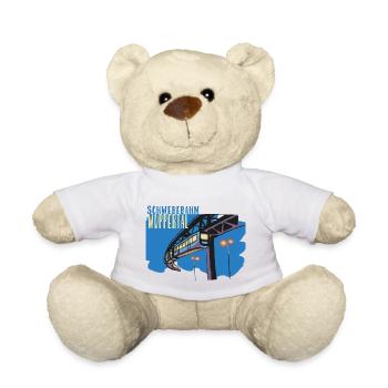 Neue Schwebebahn aus Wuppertal - Teddy - Weiß - Vorne